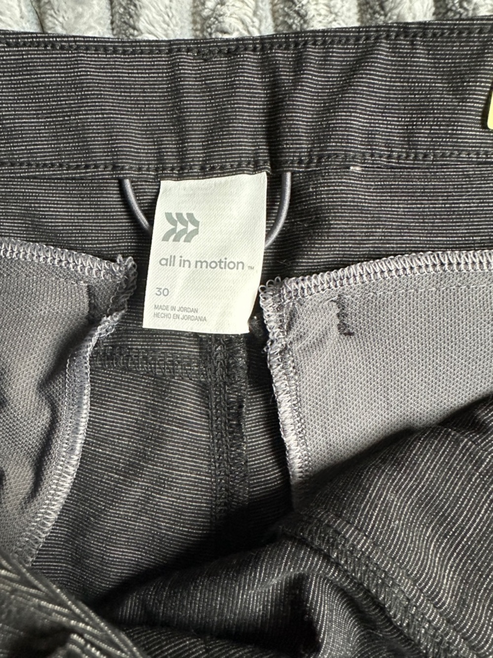 New with tags Heathered black and grey trouser golf shorts - Picture 4 of 7